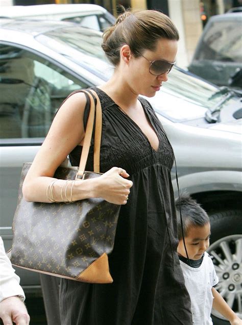 angelina jolie lv color block bag|angelina jolie purse bag.